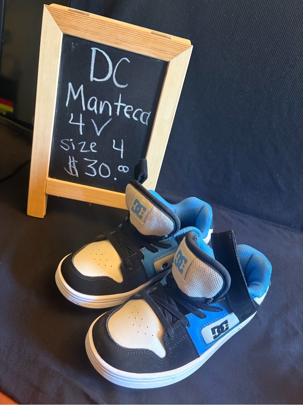 DC 4V Manteca (clean) Hi-Skate shoe